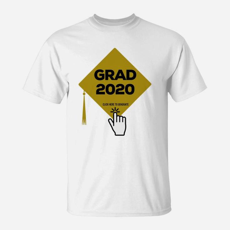 Funny Graduation 2020 Online Degree Diploma T-Shirt
