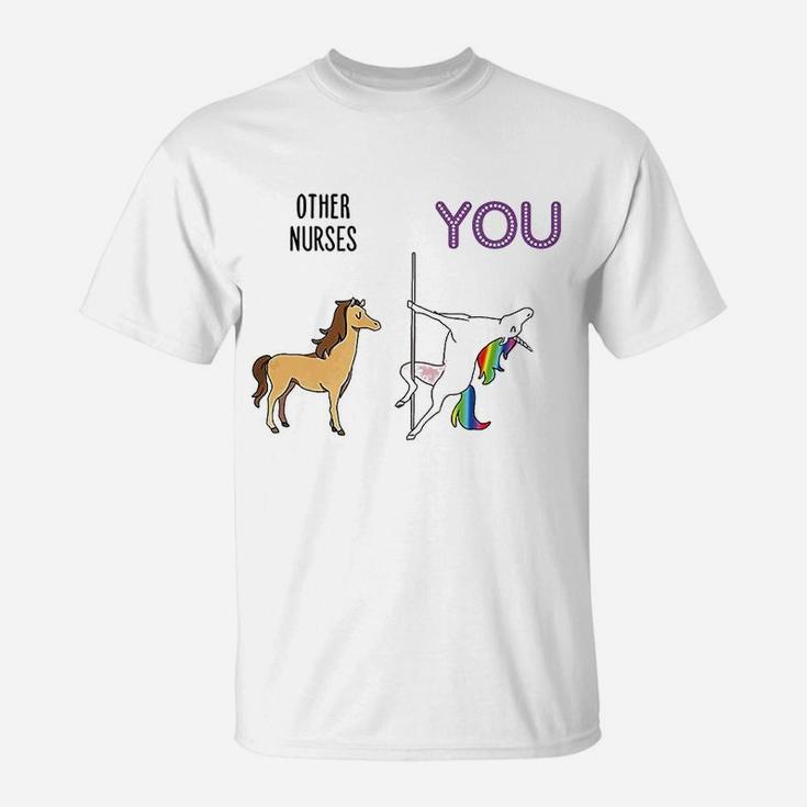 Funny Nurse Unicorn, funny nursing gifts T-Shirt
