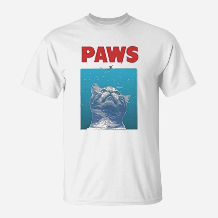 Funny Paws Funny Cat For Cat Lovers T-Shirt