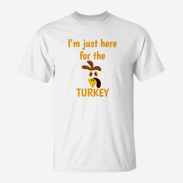 Funny Thanksgiving Family Turkey Face Tee T-Shirt