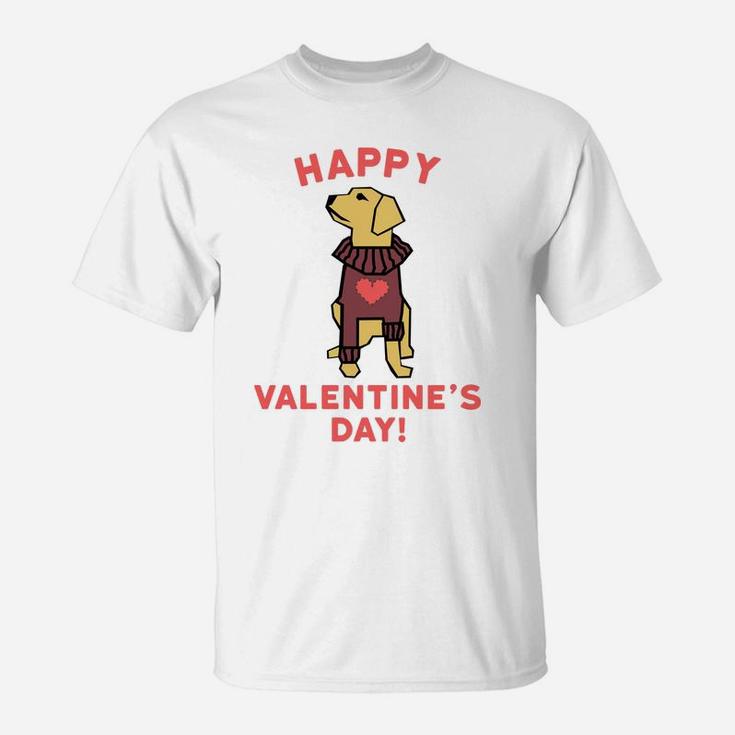 Funny Valentines Day For Kids Dog Valentine T-Shirt