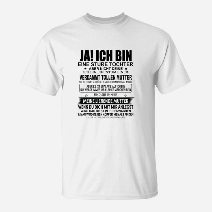 Für die Tochter Geburtstag T-Shirt, Kinder Motiv Shirt