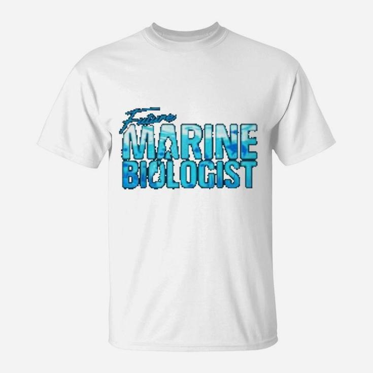 Future Marine Biologist Ocean Student Biology Pun T-Shirt