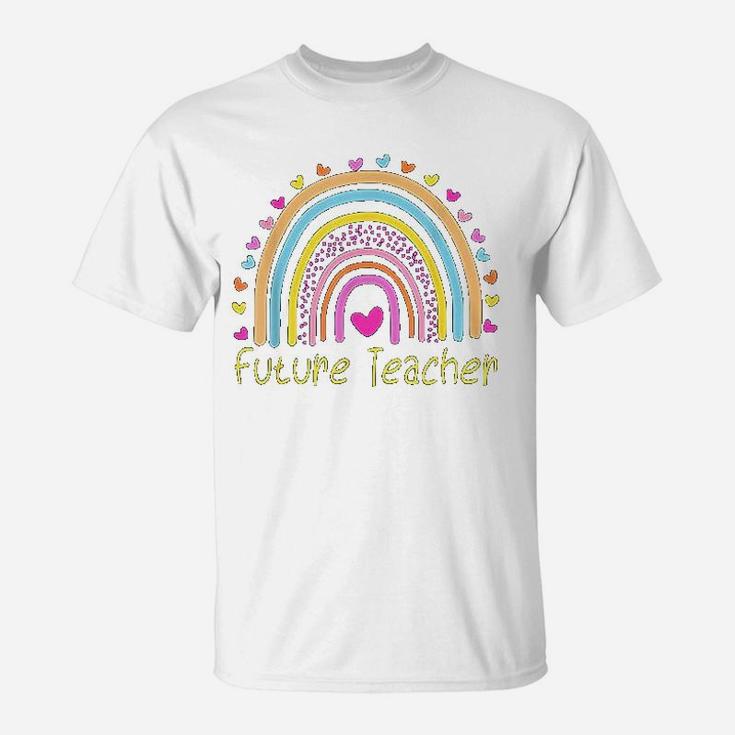 Future Teacher Rainbow T-Shirt