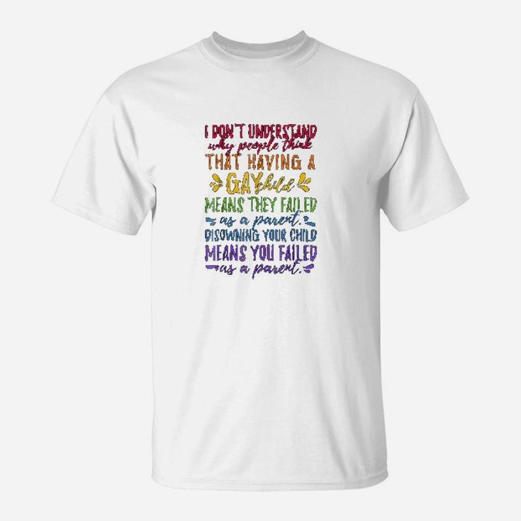 Gay Pride Proud Parent Mom Dad Parenting Mama Bear T-Shirt