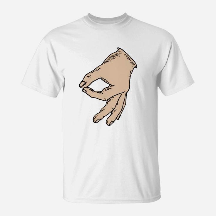 Hand Finger Circle Meme Game Long Sleeve Prank Your Friends T-Shirt