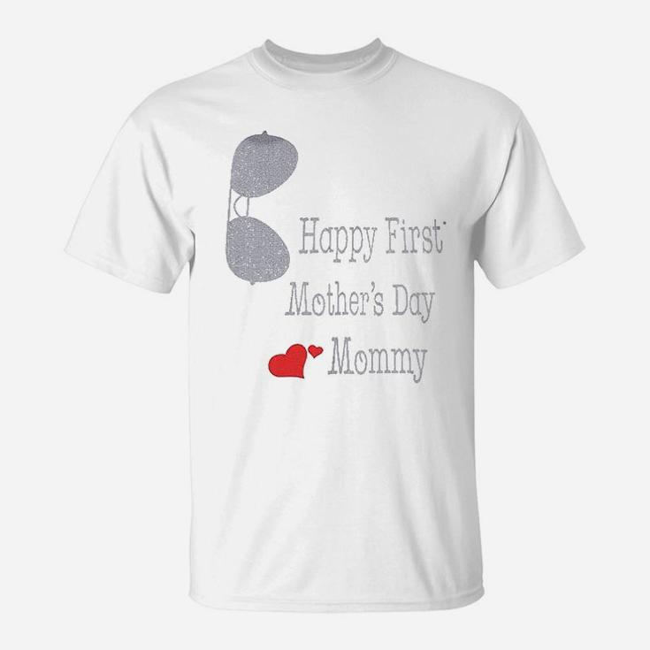 Happy First Fathers Day Daddy, dad birthday gifts T-Shirt
