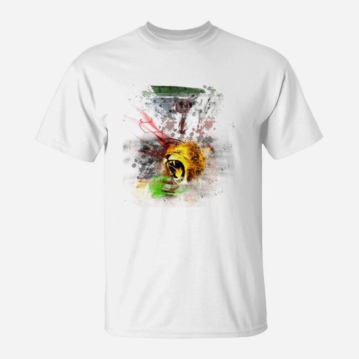 Herren T-Shirt mit Kreativem Kunst-Print, Designer Grafik Tee