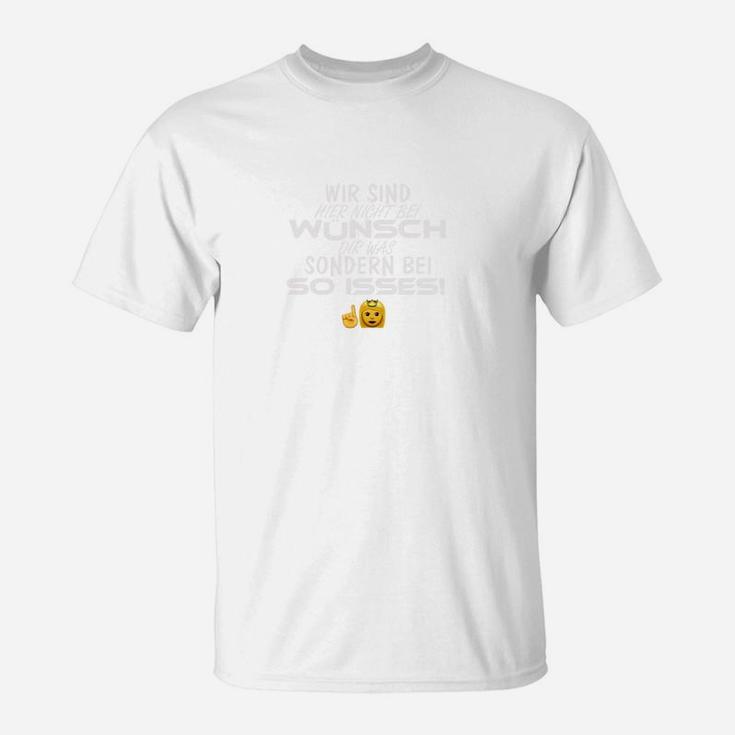 Herren T-Shirt mit Spruch & Emoji, Lustiges Design - Weiß