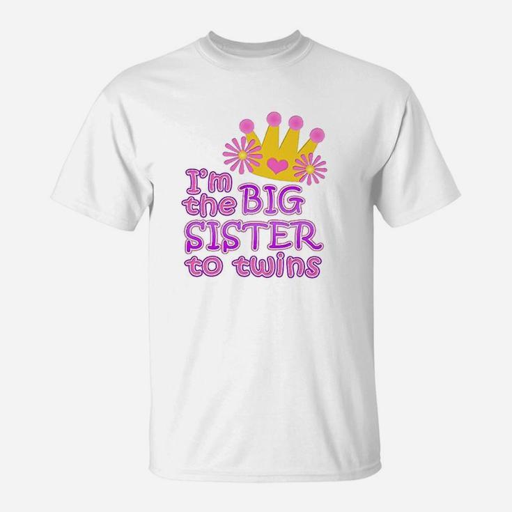 I Am The Big Sister To Twins, sister presents T-Shirt