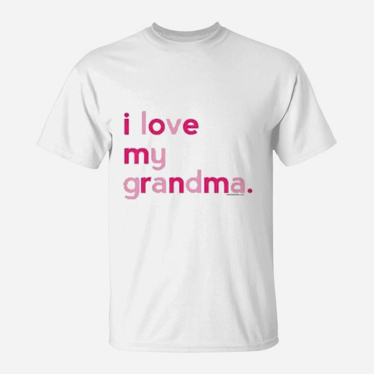 I Love My Grandma Grandma Gifts Mothers Day Gifts T-Shirt