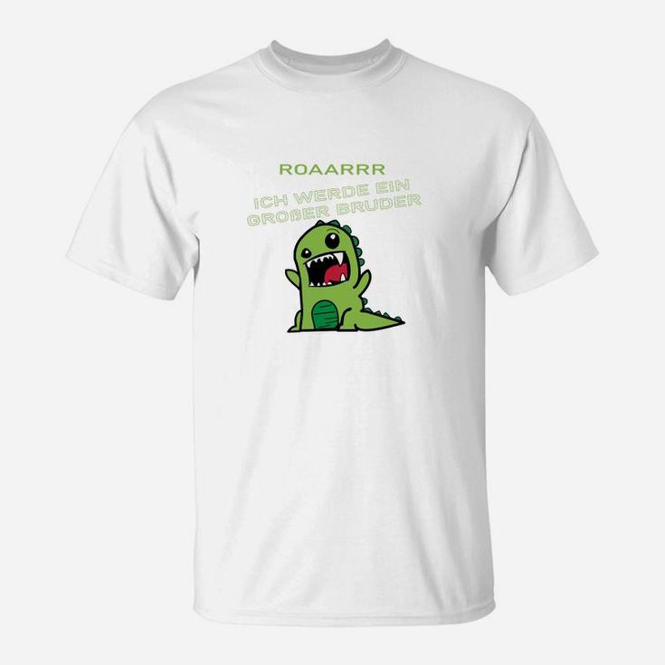 Ich Werde Großer Bruder Dino T-Shirt