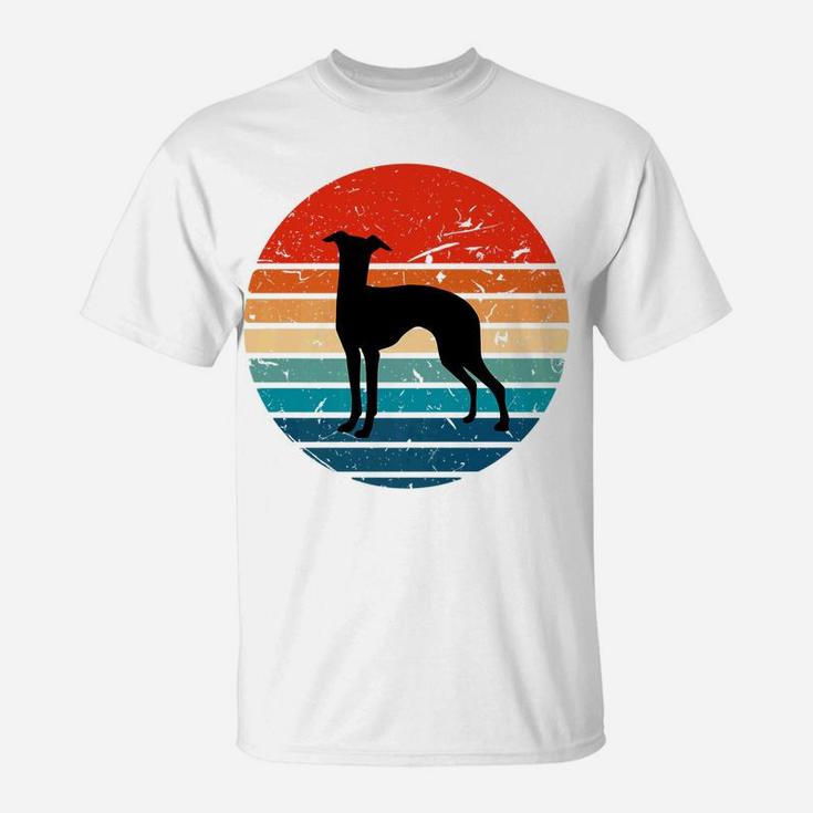 Italian Greyhound Dog Retro Vintage 70s 80s Dog T-Shirt