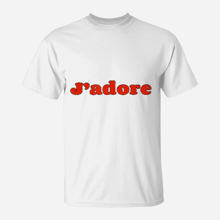 J Adore I Love Vintage French Chic Style T-Shirt