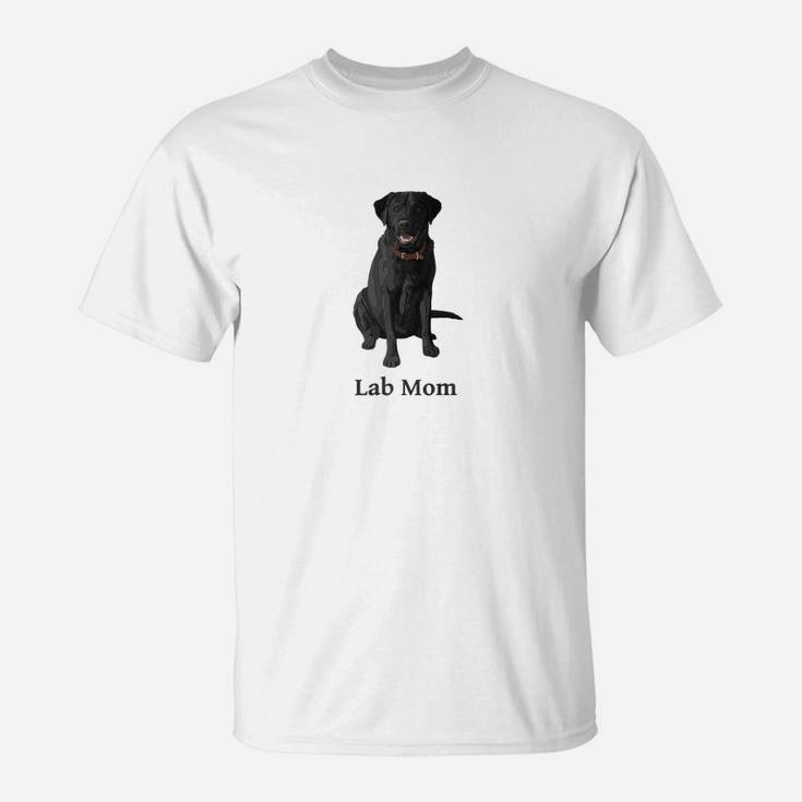 Lab Mom Black Labrador Retriever Dog T-Shirt