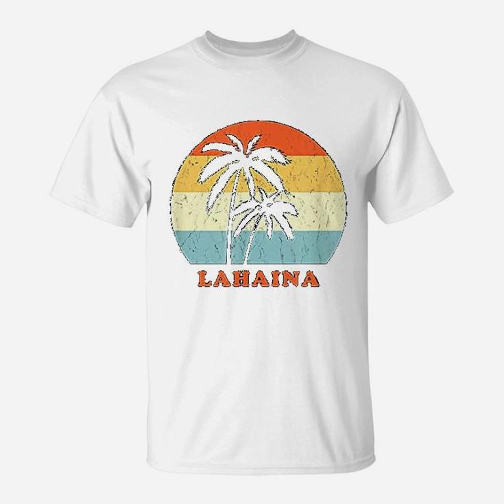 Lahaina Maui Vintage Sun And Surf Vacation Gift T-Shirt