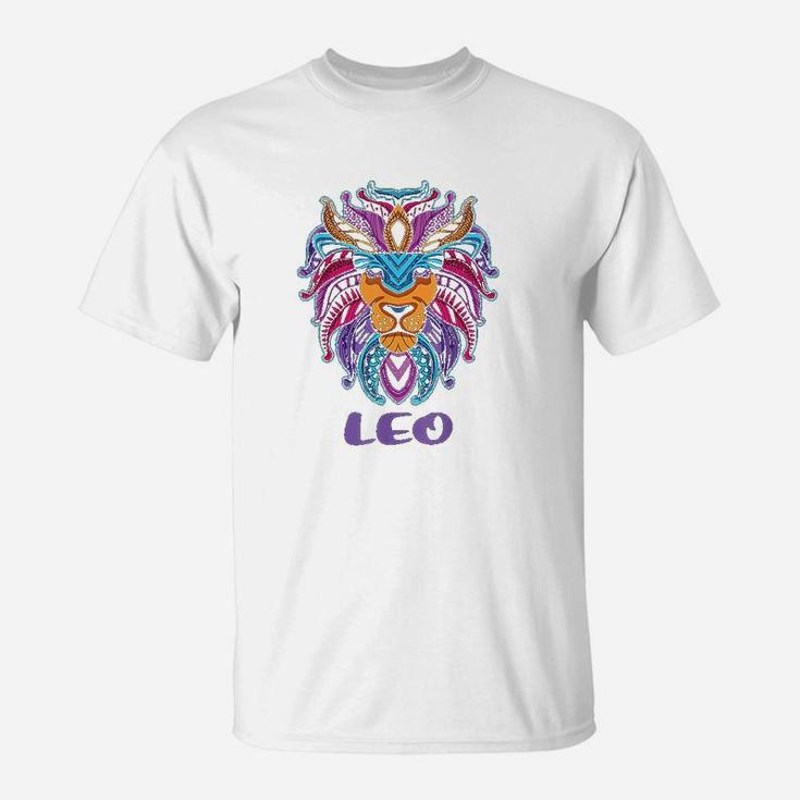 Leo Lion Zodiac Symbol Horoscope Astrology T-Shirt