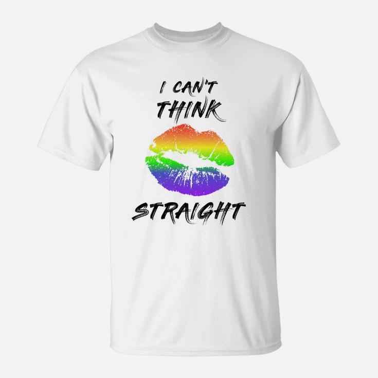 Lgbt Gay Pride I Can't Think Straight T-Shirt