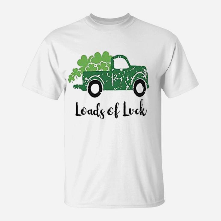 Loads Of Luck Vintage Truck St. Patrick's Day T-Shirt