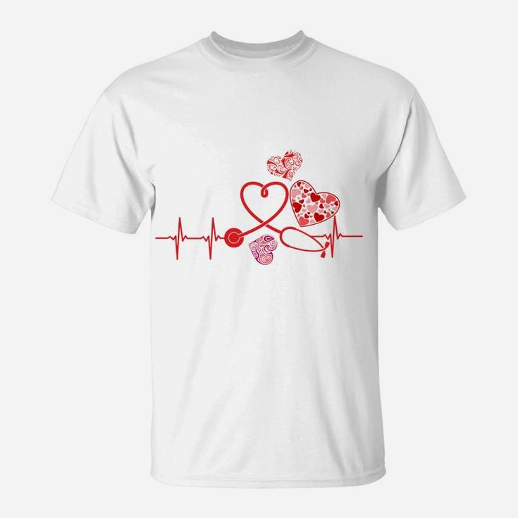 Love My Nurse Happy Valentines Day T-Shirt