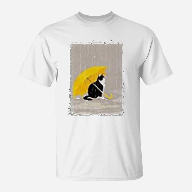 Make It Rain Cat Design T-Shirt