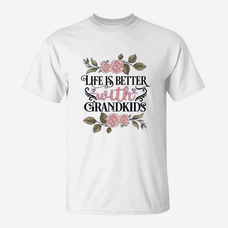 Make Life Grand I Love My Grandkids Best Grandma T-Shirt
