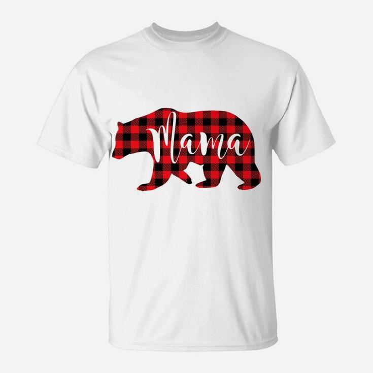 Mama Bear Buffalo Plaid T-Shirt