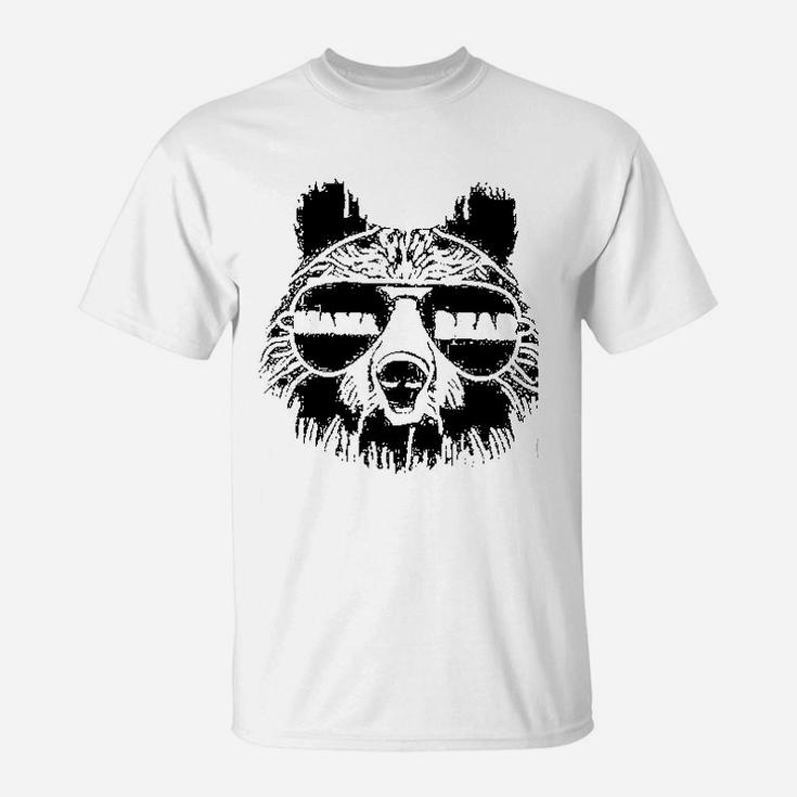Mama Bear Funny Sunglass Graphic T-Shirt