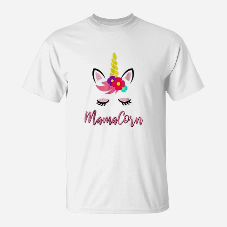 Mamacorn Cute Funny Unicorn Gift For Mothers Day Mom T-Shirt