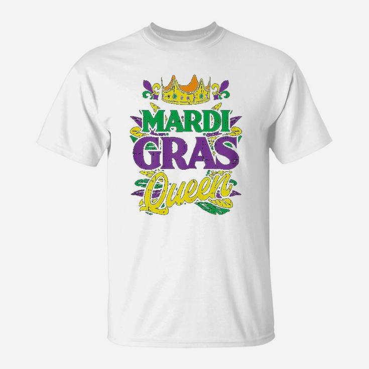 Mardi Gras Queen Crown Funny Mardi Gras Carnival T-Shirt