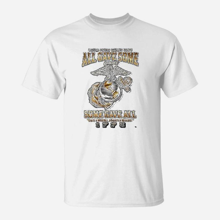Marine Corps Sempri Fi Chrome Dog Marine Corps T-Shirt