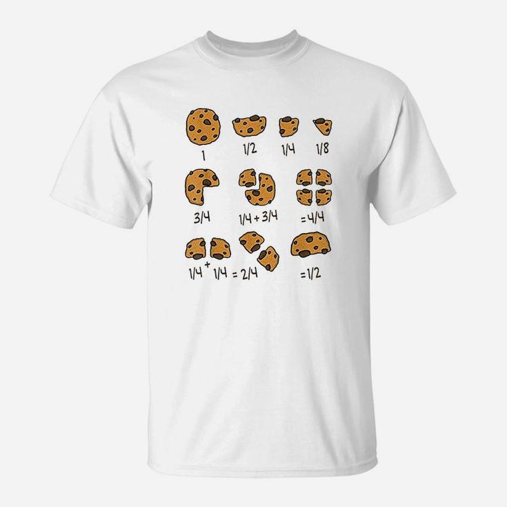 Math Teachers Chocolate Cookie Chocolate Chip T-Shirt