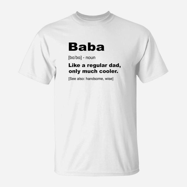Mens Baba Albanian Dad Definition Shirt Funny Fathers Day Gifts Premium T-Shirt
