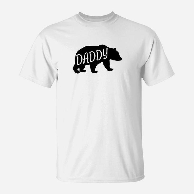 Mens Daddy Bear Gift For Father Dad T-Shirt