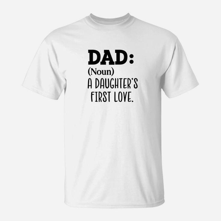 Mens Daughter Dad Definition Mens Fathers Day Quote Gift Funny Premium T-Shirt