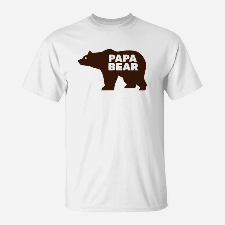 Mens Papa Bear Mens Fathers Day Gif For Dad T-Shirt