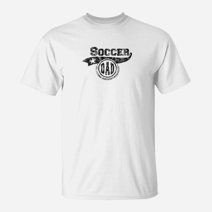 Mens Soccer Dad Fathers Day Gift Father Sport Men T-Shirt
