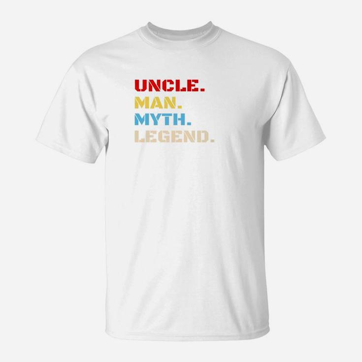 Mens Uncle Man Myth Legend Gift For Father Dad Papa T-Shirt