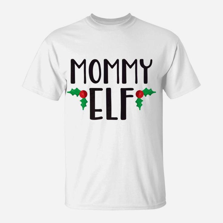 Mommy Elf Cute Funny Family Christmas Elf T-Shirt