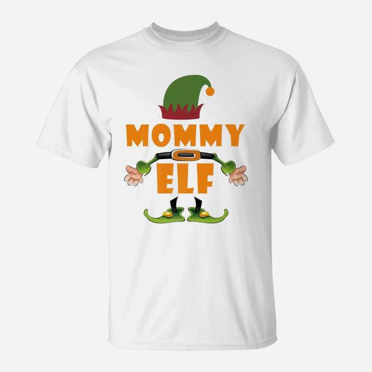 Mommy Elf Matching Family Group Christmas (2) T-Shirt
