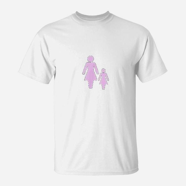 Mother And Daughter Mothers Day Interesting Gift For Mom T-Shirt