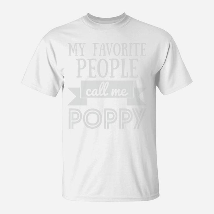 My Favorite People Call Me Pop Py Dad Gifts T-Shirt