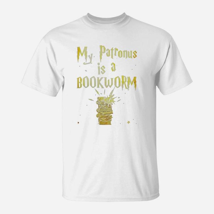 My Patronus Is A Bookworm - Funny Reading T-shirt T-Shirt