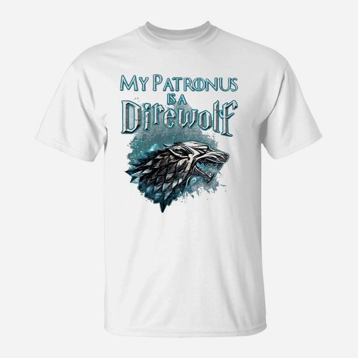 My Patronus Is A Direwolf T-Shirt- Lover Wolf T-Shirt My Patronus Is A Direwolf T-Shirt- Lover Wolf T-Shirt