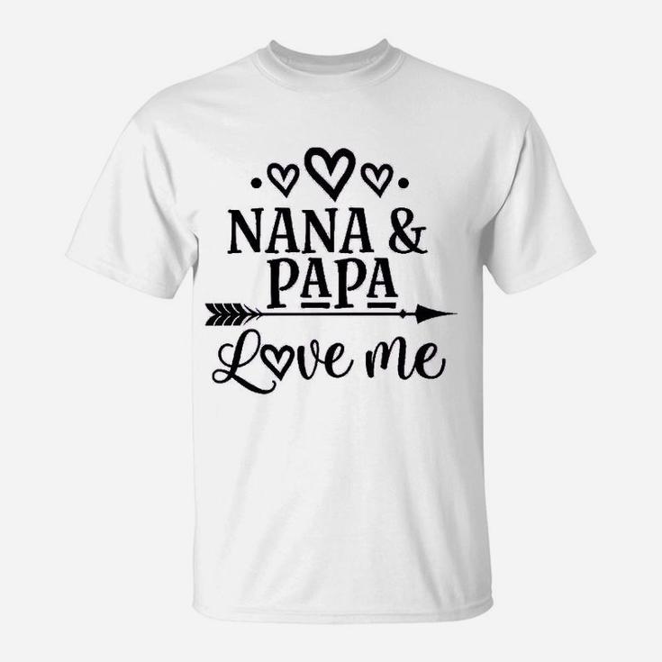Nana Papa Love Me Grandchild, best christmas gifts for dad T-Shirt