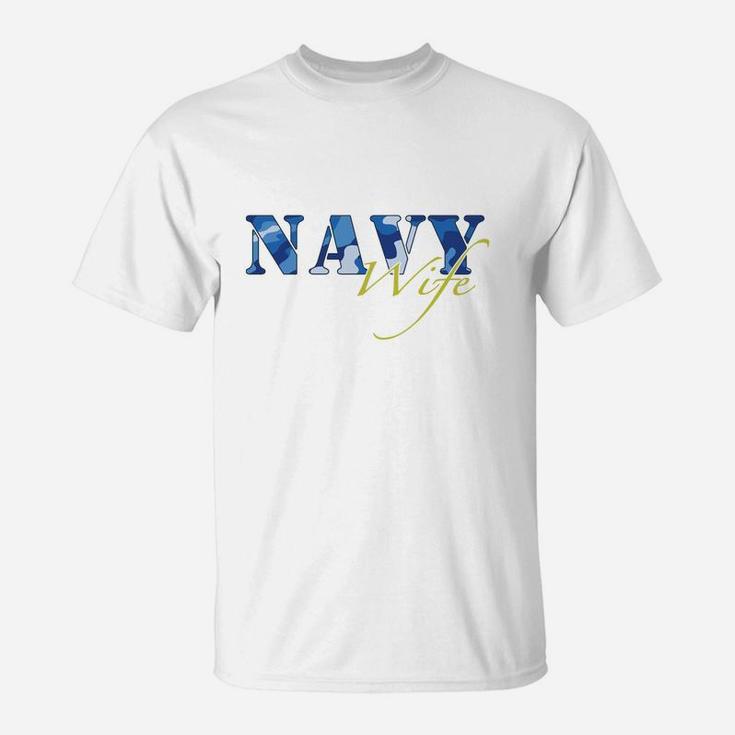 Navy Wife Womens s T-Shirt