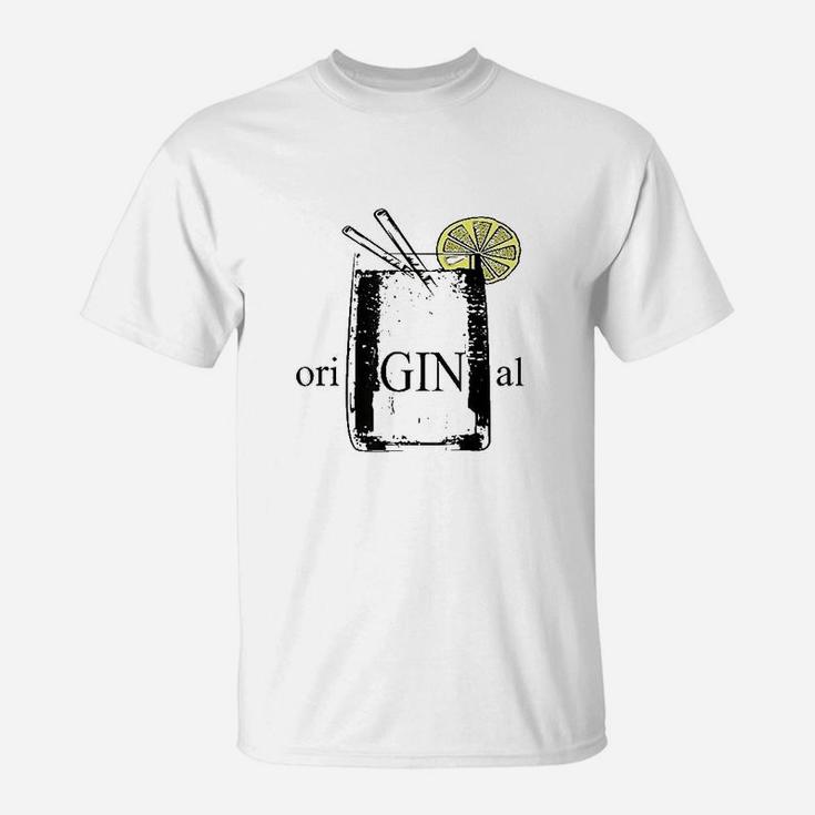 Original Gin And Tonic Funny Longdrink Pun T-Shirt