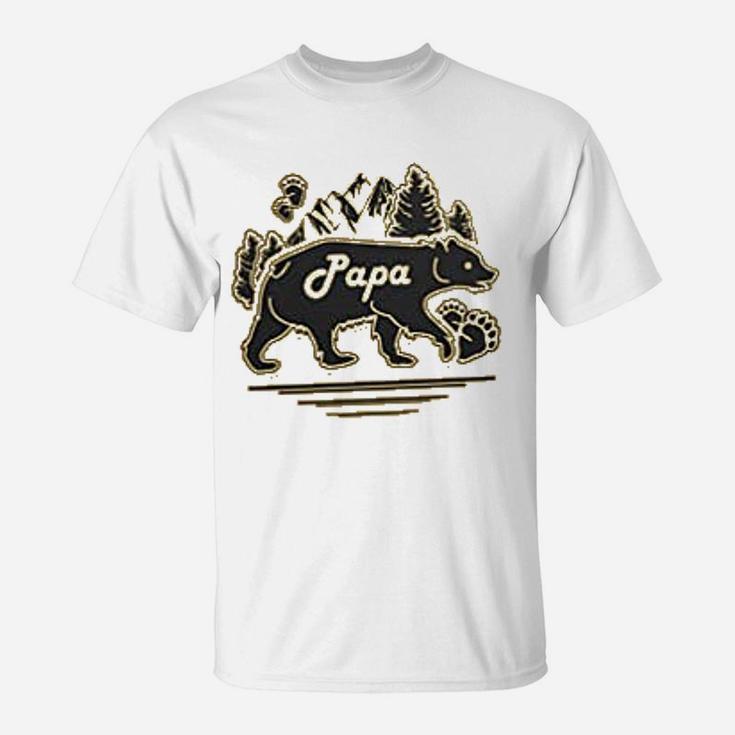 Papa Bear Mountain Forest Walking T-Shirt