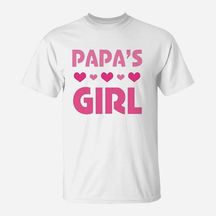 Papas Girl Granddaughter Gift, best christmas gifts for dad T-Shirt