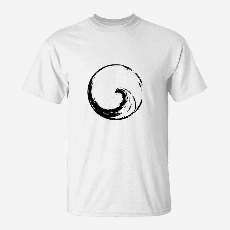 Peace Wave In Enso Circle T-Shirt